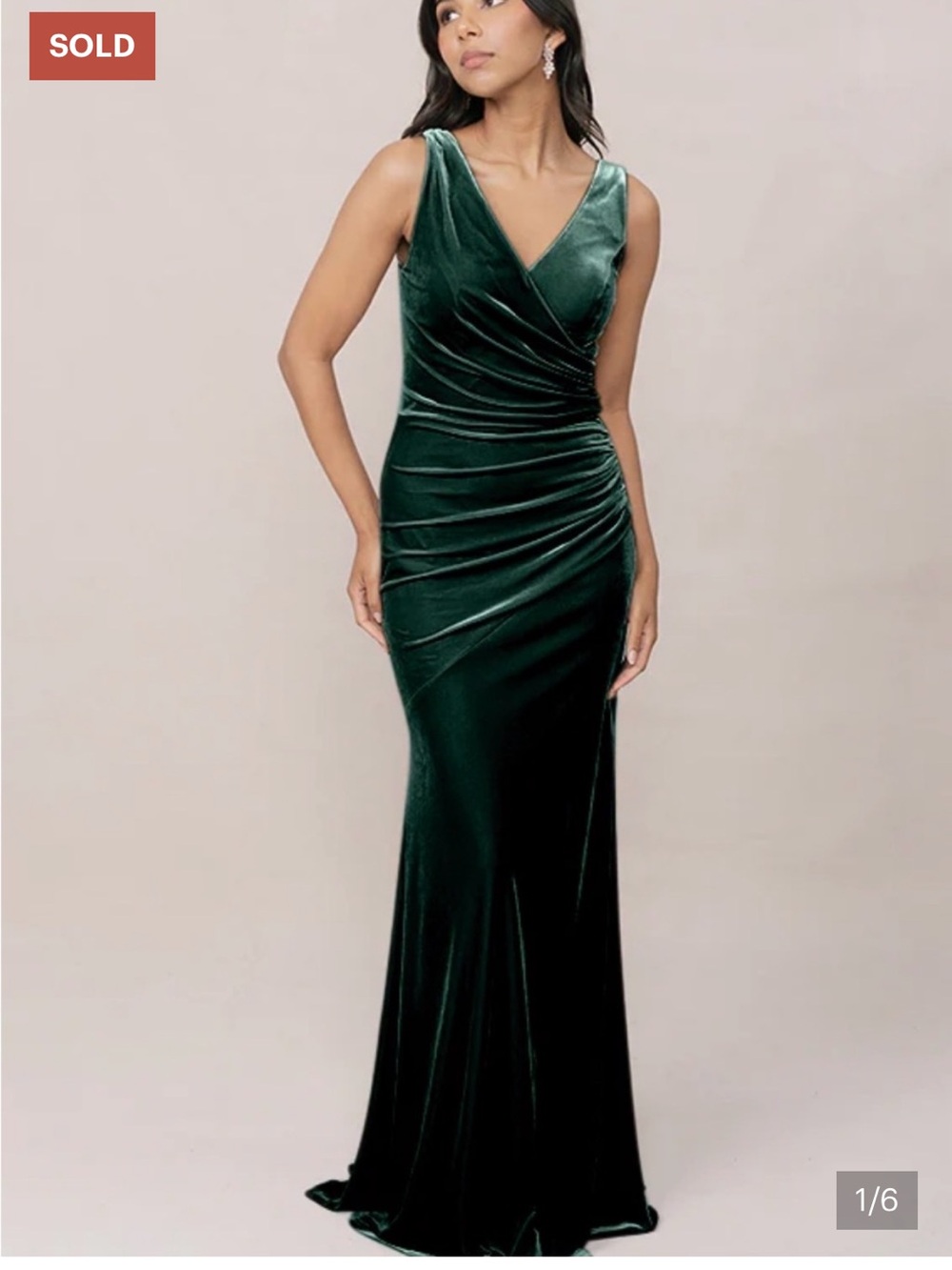 Revelry Green Velvet Gown
